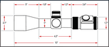 Presma® EX Series Professional 4-16X40 Precision Scope AO, ILLUMINATED RGB RXR Reticle