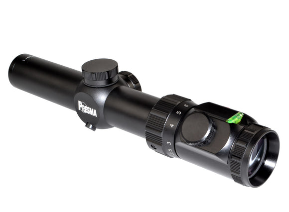 Presma® RXR6 Professional Series 1-6X28 Precision Scope Red/Green/Blue Illuminated Reticle